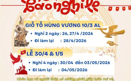 THÔNG BÁO NGHỈ LỄ 